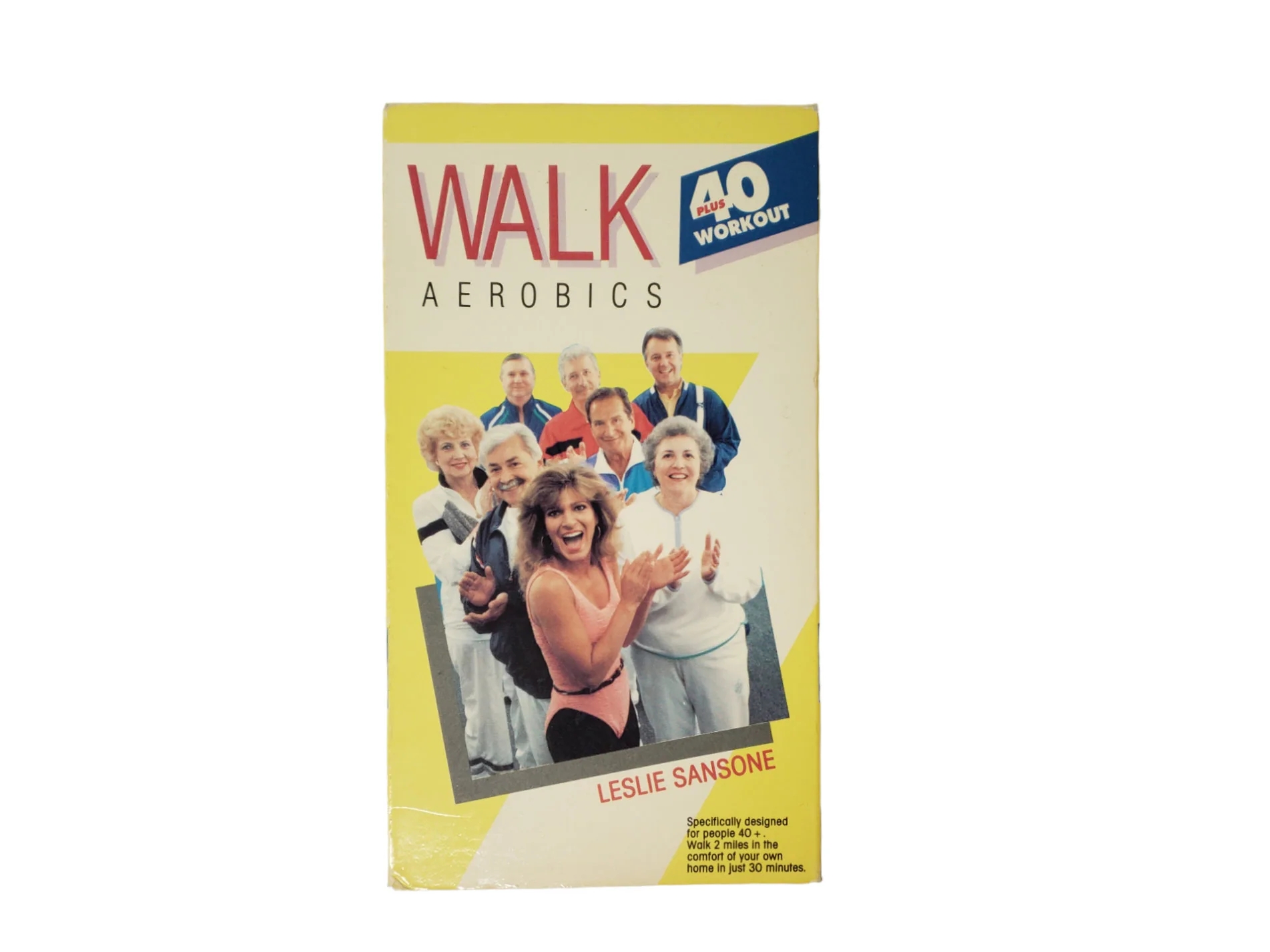 1990 Leslie Sansone s 40 plus Workout Walk Aerobics Fitness VHS Etsy India