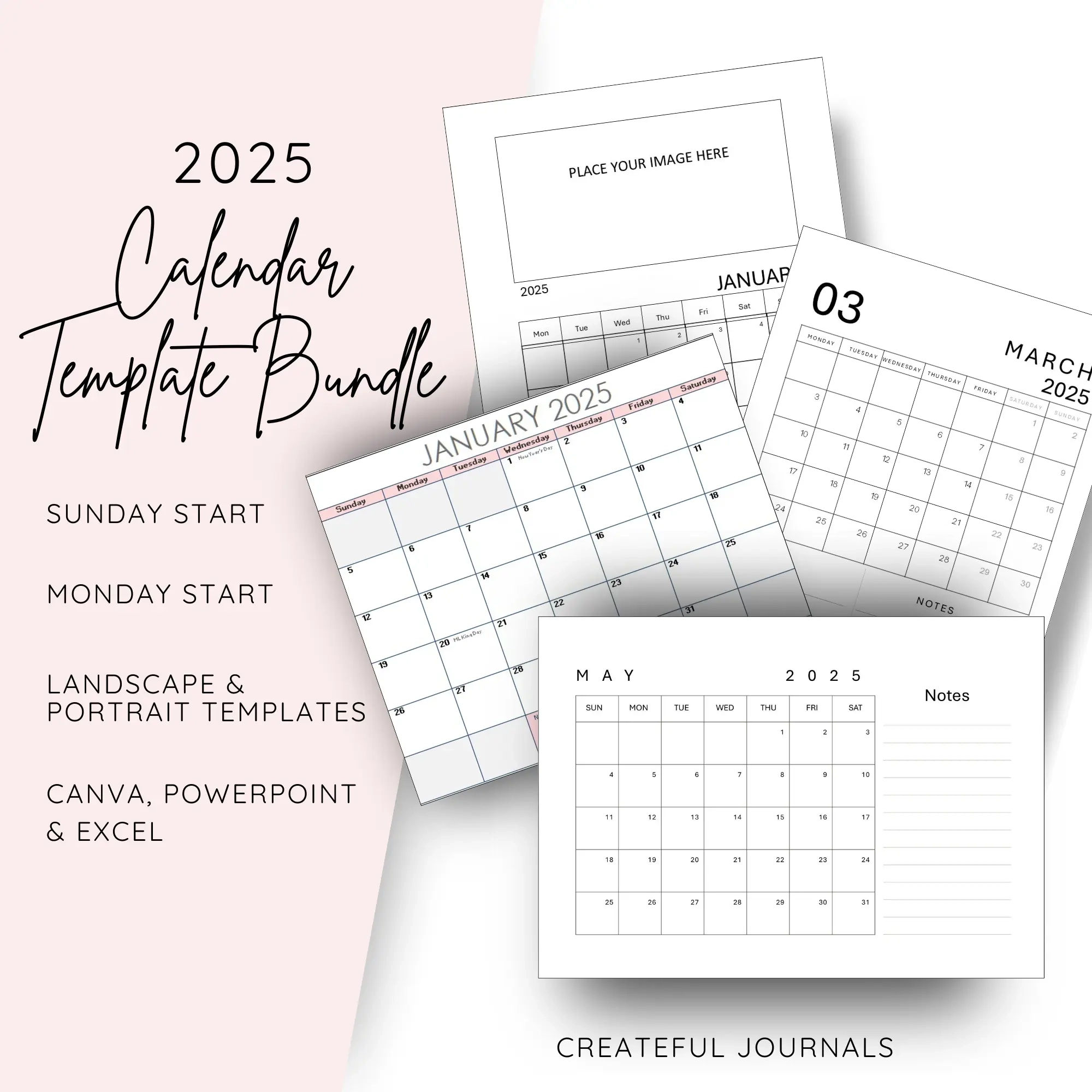 2025 Calendar Printable Tumblr