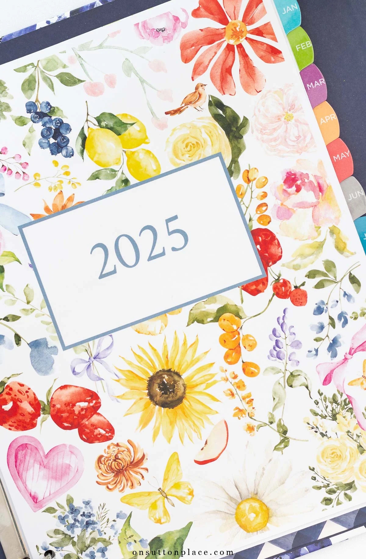 Floral Calendar 2025 Printable Floral Calendar 2025 Printable