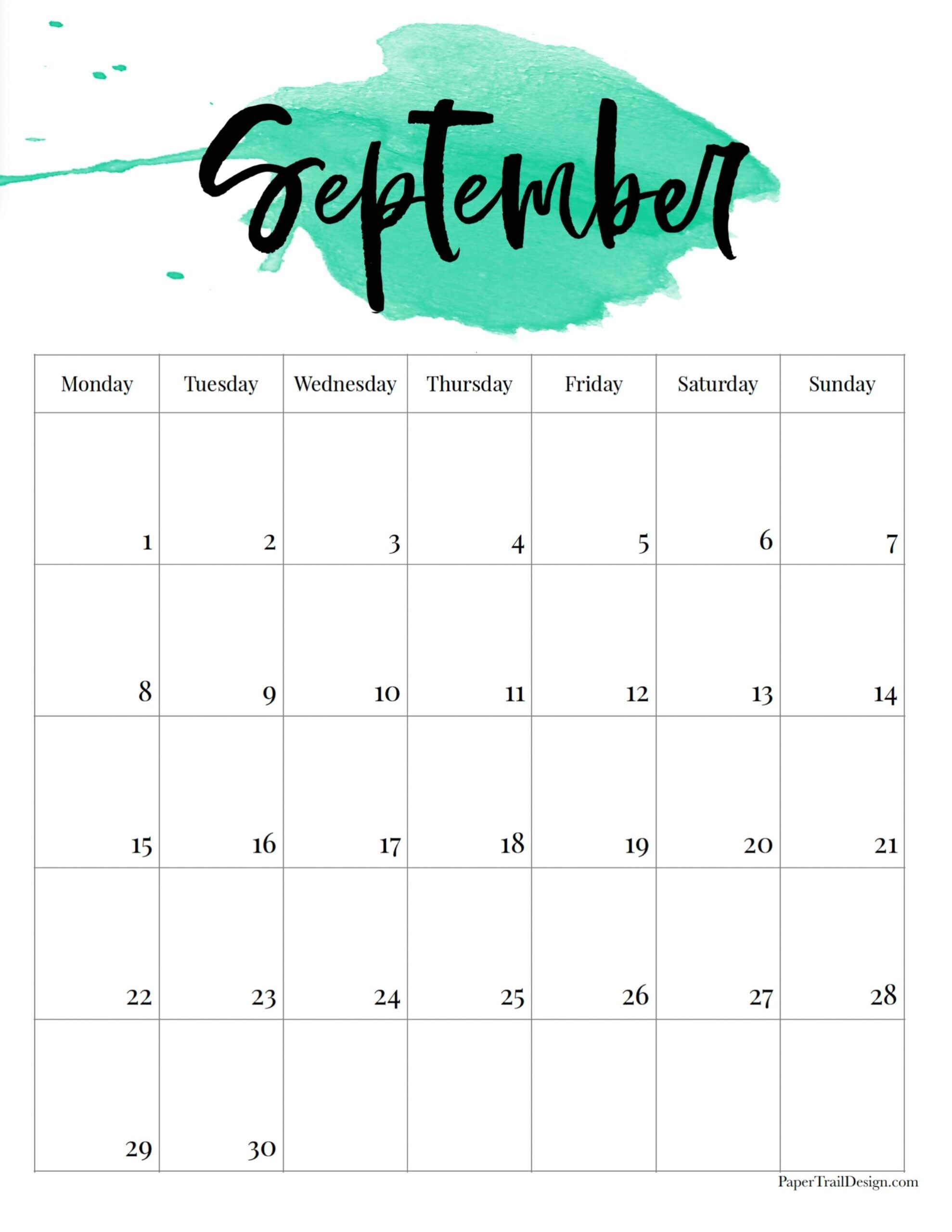 Printable Preschool September 2025 Calendar Printable Preschool September 2025 Calendar