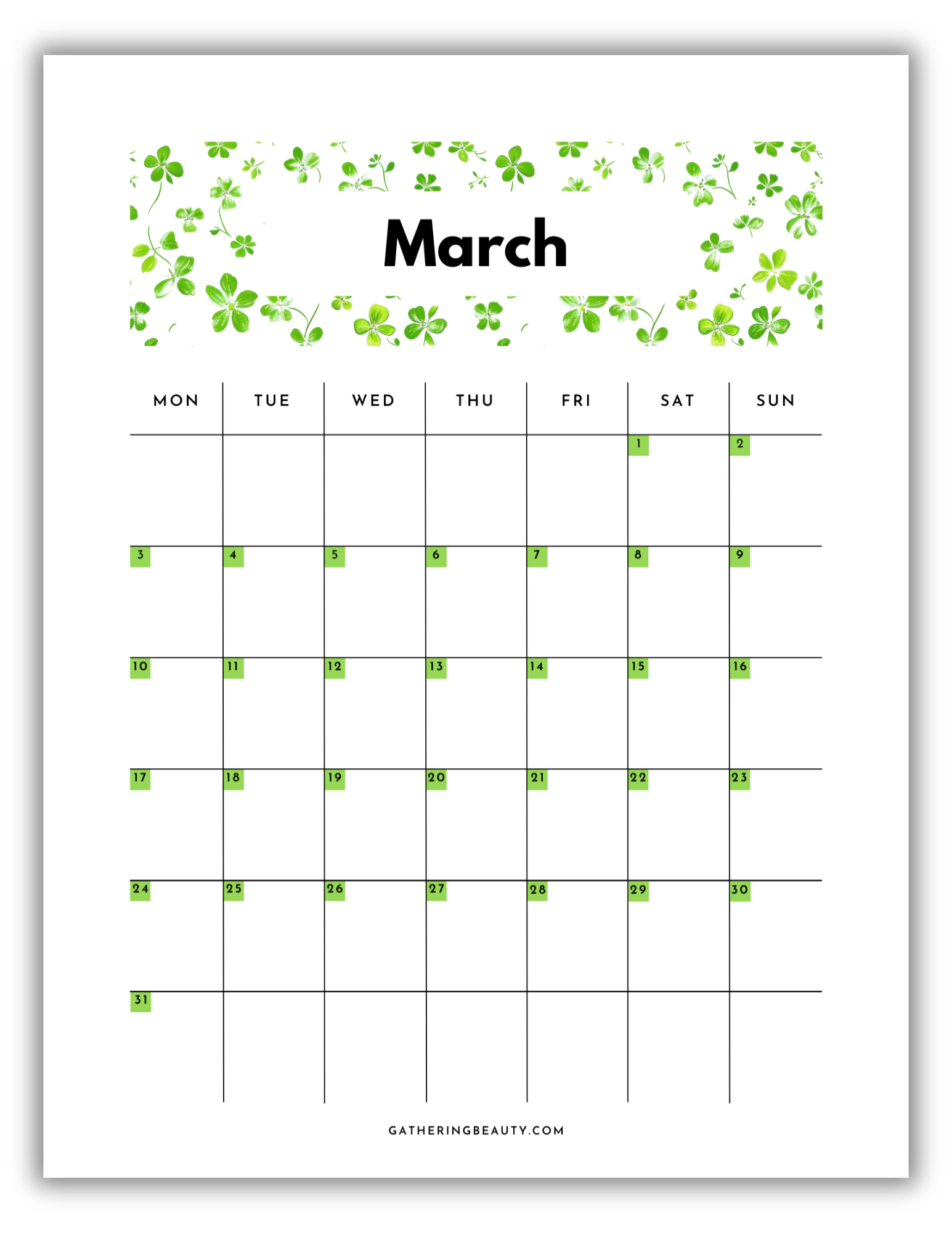 2025 Monthly Calendar Printable Gathering Beauty 2025 Monthly Calendar Printable Gathering Beauty