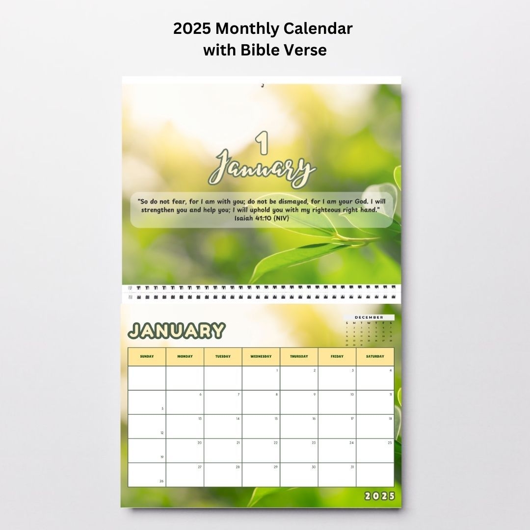 2025 Printable Devotional Calendar