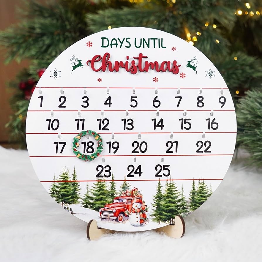 Amazon 10 5 Wooden Christmas Countdown Advent Calendar 2025 Day Until Xmas Decorations Wall Hanging Table Home Decor Welcome Door Sign Calendar Number Date Christian Holiday Gift HU FR11 B Home Kitchen Amazon 10 5 Wooden Christmas Countdown Advent Calendar 2025 Day Until Xmas Decorations Wall Hanging Table Home Decor Welcome Door Sign Calendar Number Date Christian Holiday Gift HU FR11 B Home Kitchen