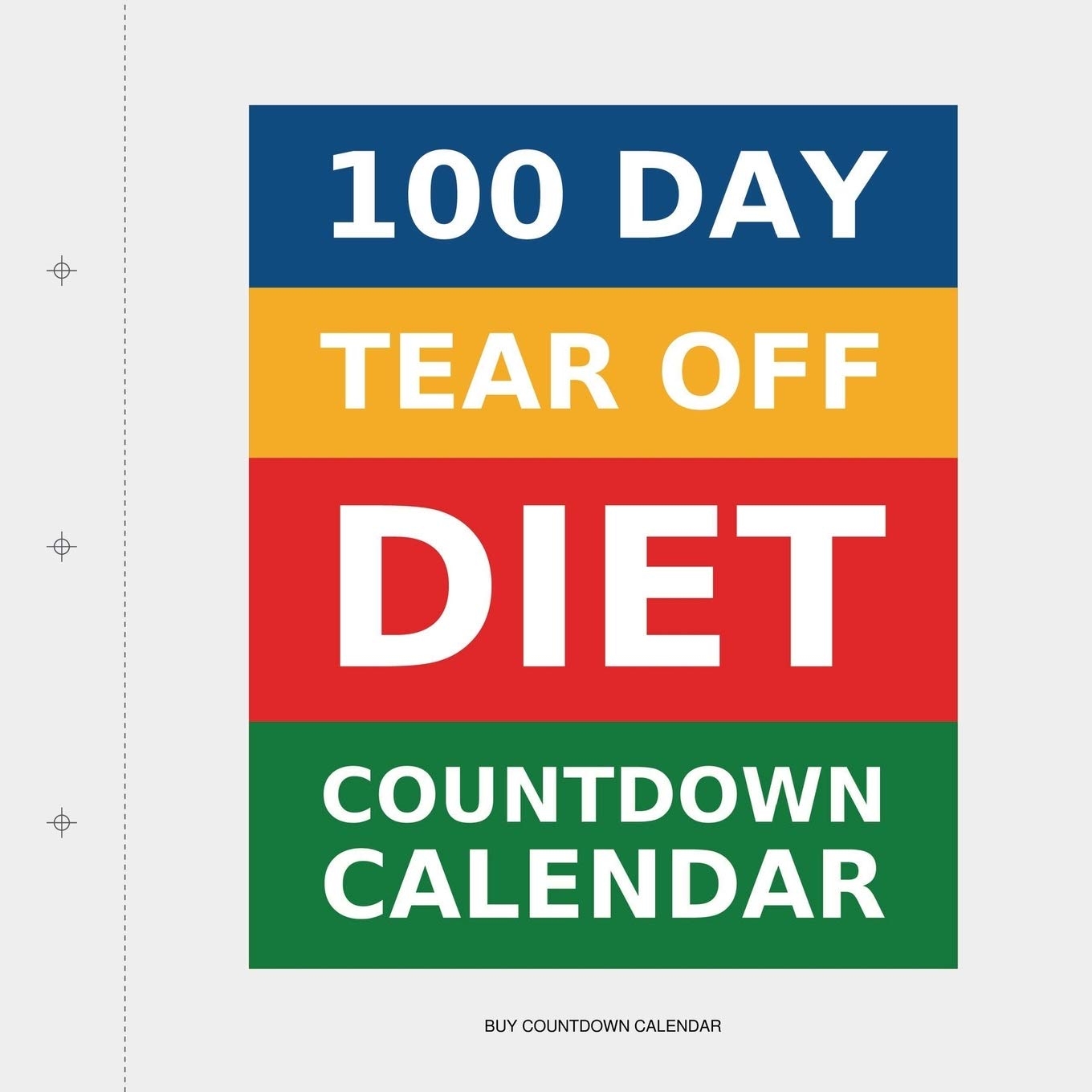 Amazon 100 Day Tear Off Diet Countdown Calendar 9781922217561 Buy Countdown Calendar Books
