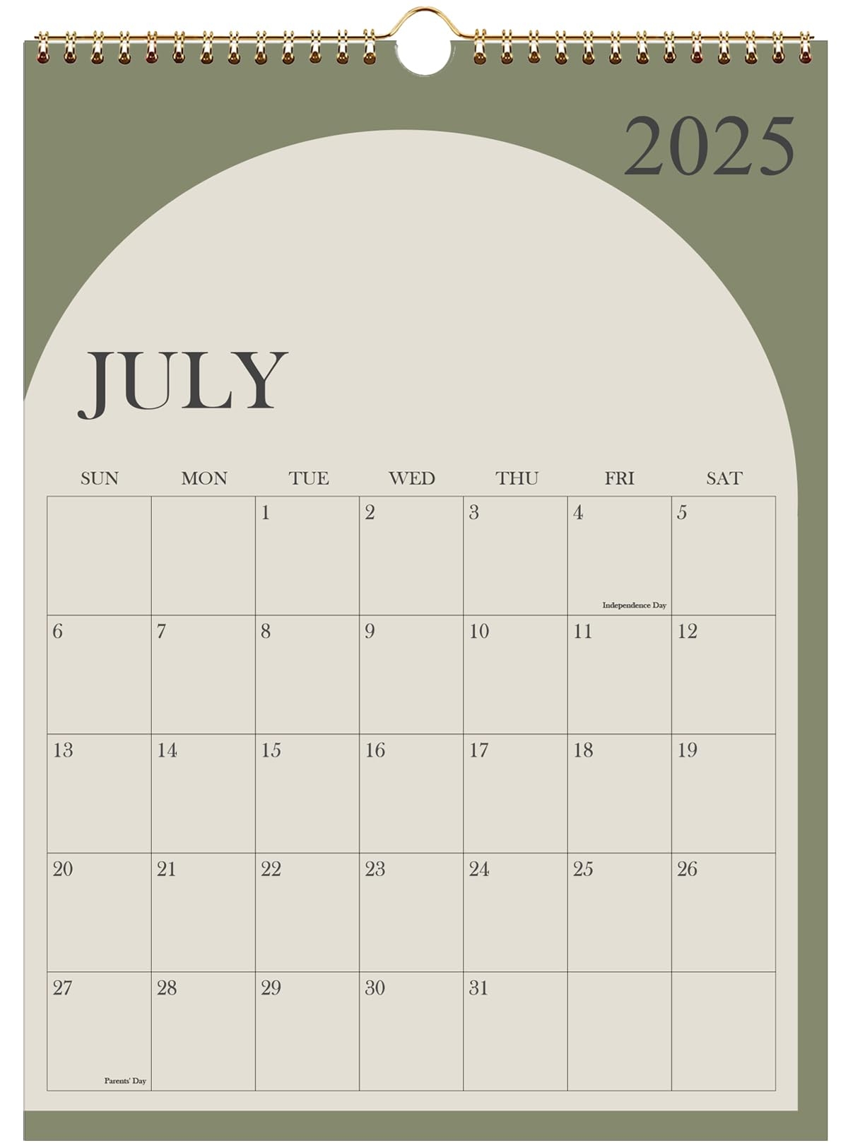 Cute July 2025 Printable Calendar