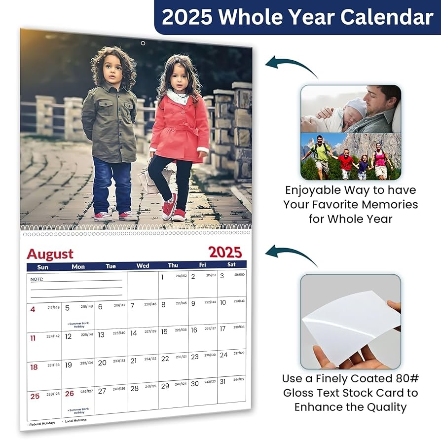 2025 Printable Yearly Calendar Portrait