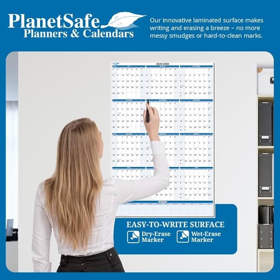 Amazon Fiscal Academic Split Year July 2026 To June 2027 Vertical 12 Month Wall Calendar 48 X 32 Dry Wet Erasable With Next Year Planner Area Complete With Fine Tip Dry erase Amazon Fiscal Academic Split Year July 2026 To June 2027 Vertical 12 Month Wall Calendar 48 X 32 Dry Wet Erasable With Next Year Planner Area Complete With Fine Tip Dry erase