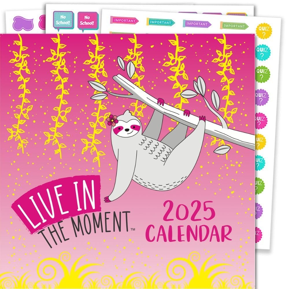 Dog And Sloth Calendar 2025 Printable Dog And Sloth Calendar 2025 Printable