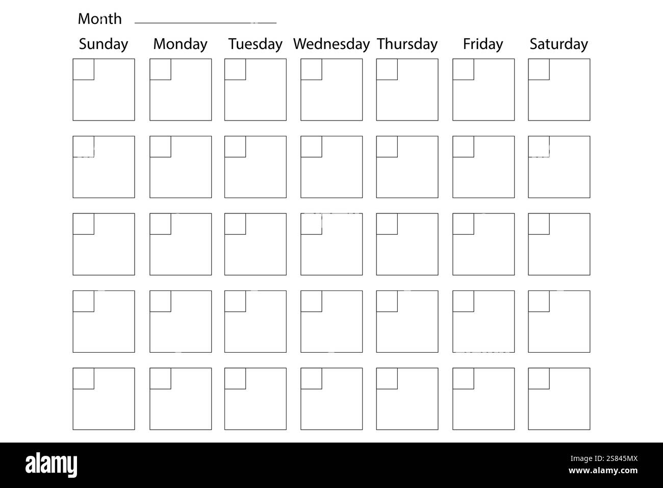 Blank Days Black And White Stock Photos Images Alamy