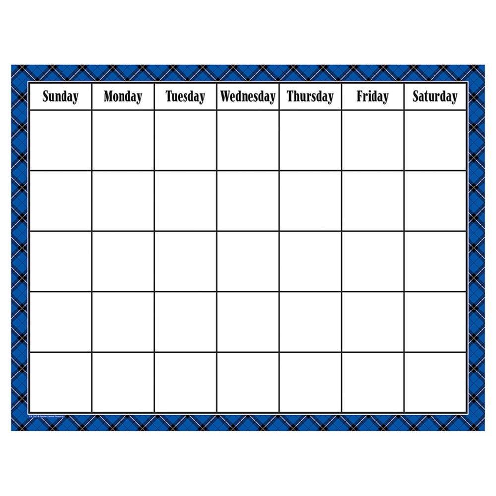 Free Blank Printable Calendar Grid