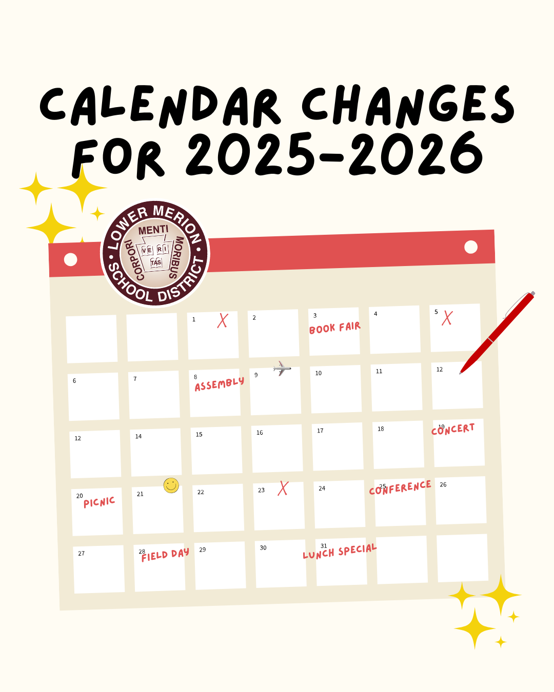 Changes To 2025 2026 Calendar Article
