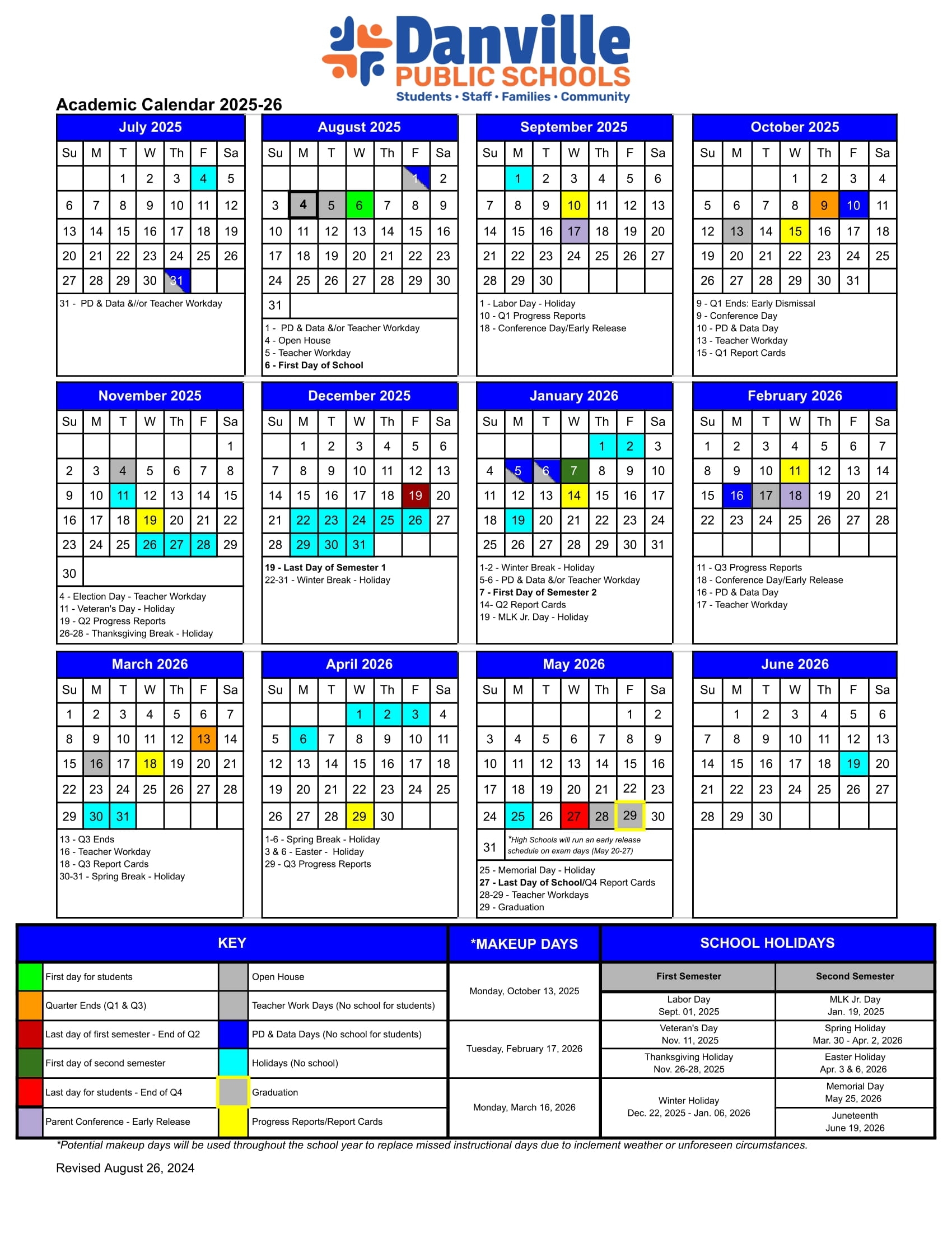 Virginia Beach School Calendar 25 26 Printable Virginia Beach School Calendar 25 26 Printable