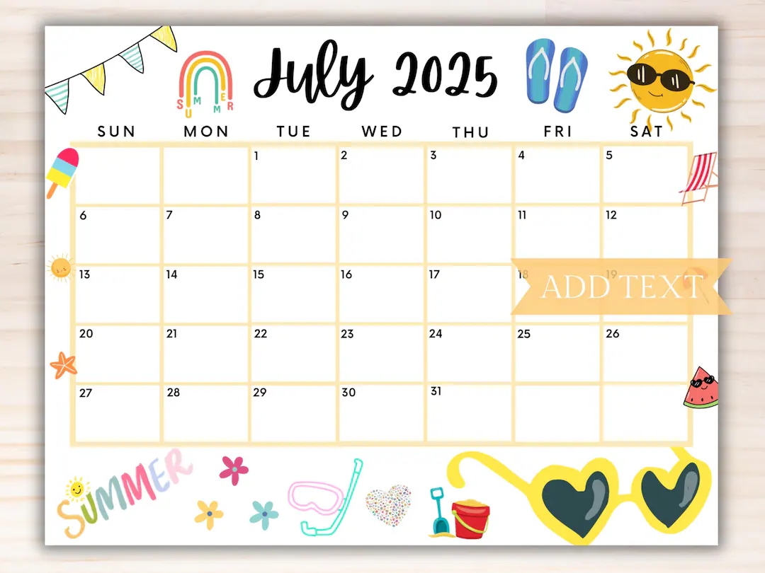 EDITABLE July 2025 Summer Calendar Printable July Calendar School Calendar Monthly Calendar July Planner Fillable Calendar For Summer Etsy EDITABLE July 2025 Summer Calendar Printable July Calendar School Calendar Monthly Calendar July Planner Fillable Calendar For Summer Etsy