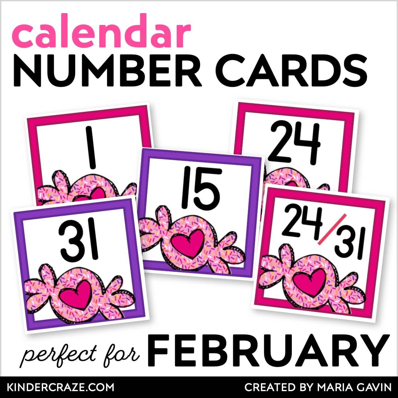 Printable Calendar Numbers