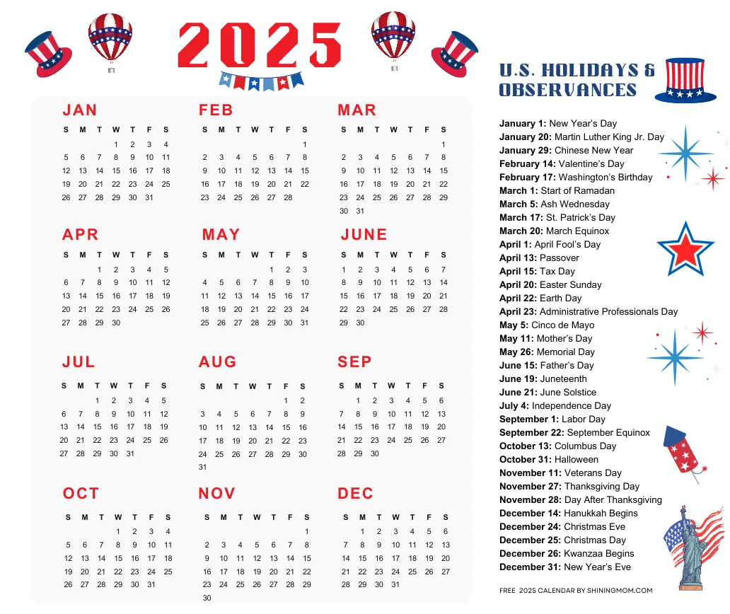 September 2025 Calendar With Holidays Printable Free September 2025 Calendar With Holidays Printable Free