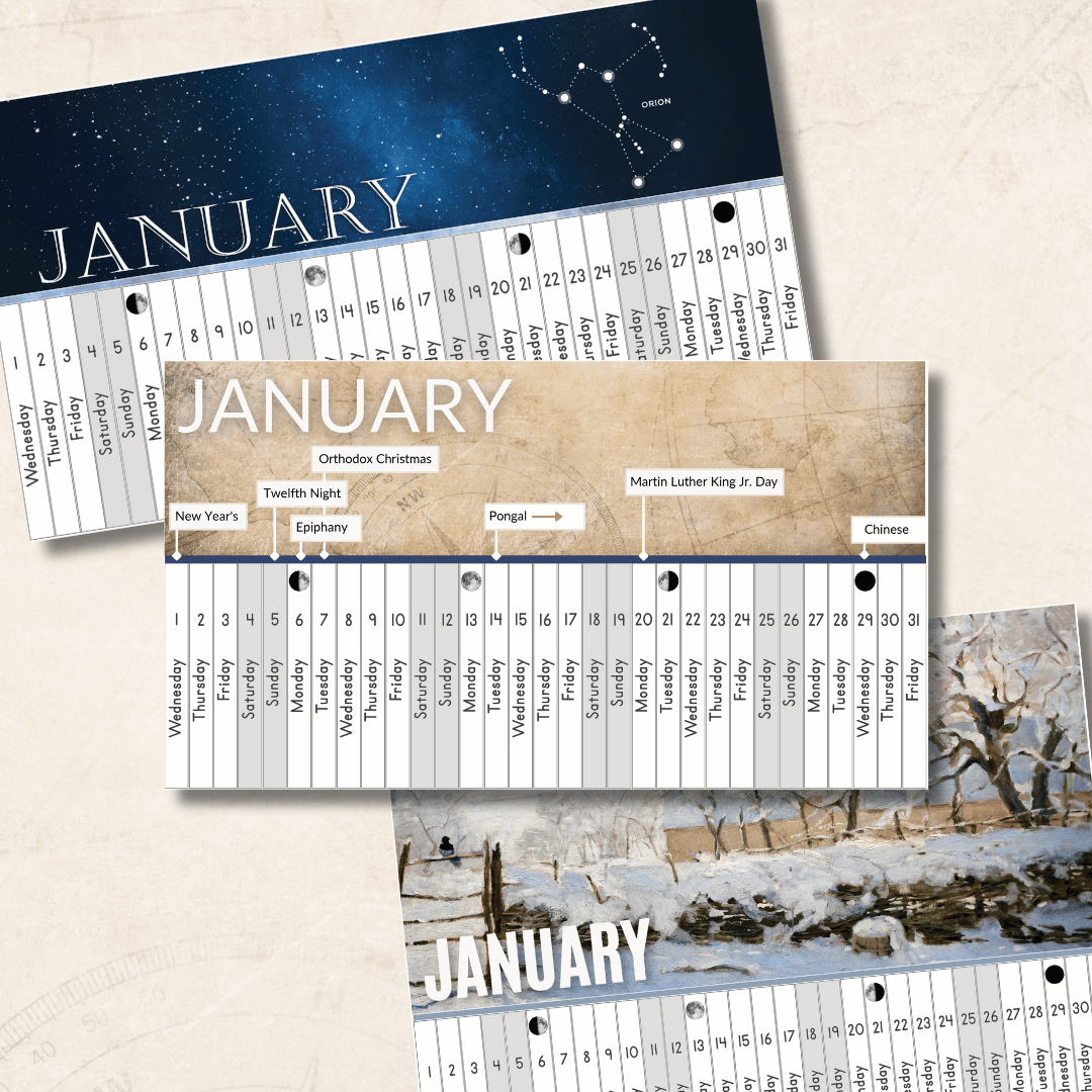 Free 2025 Montessori Linear Calendar The Global Explorers Club