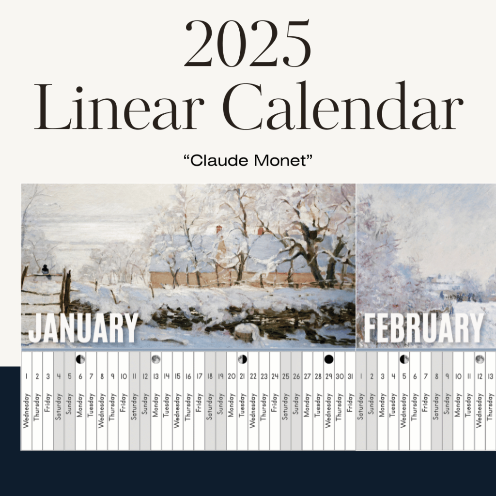 Free 2025 Montessori Linear Calendar The Global Explorers Club