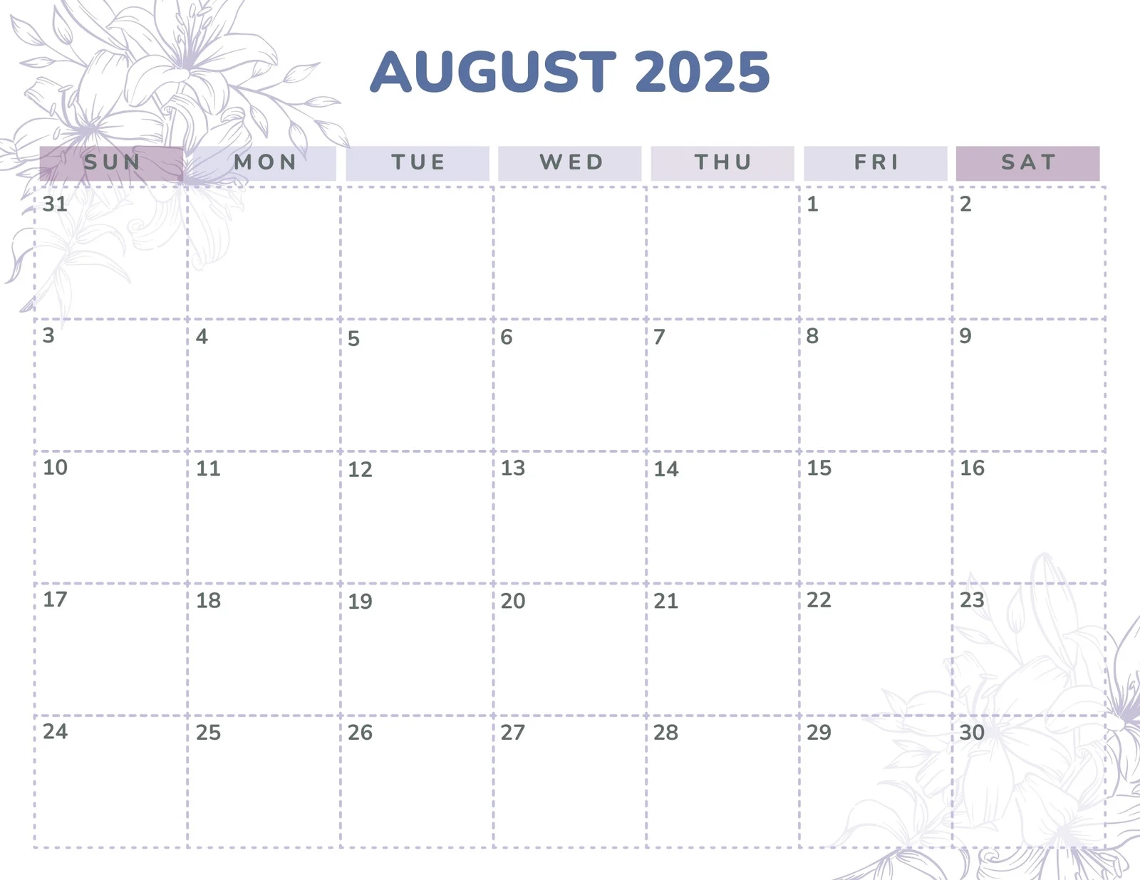 Free And Customizable Calendar Templates Canva