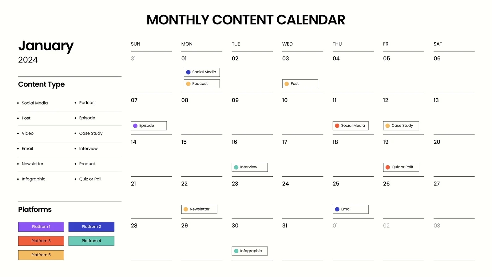 Free Online Calendar Printable