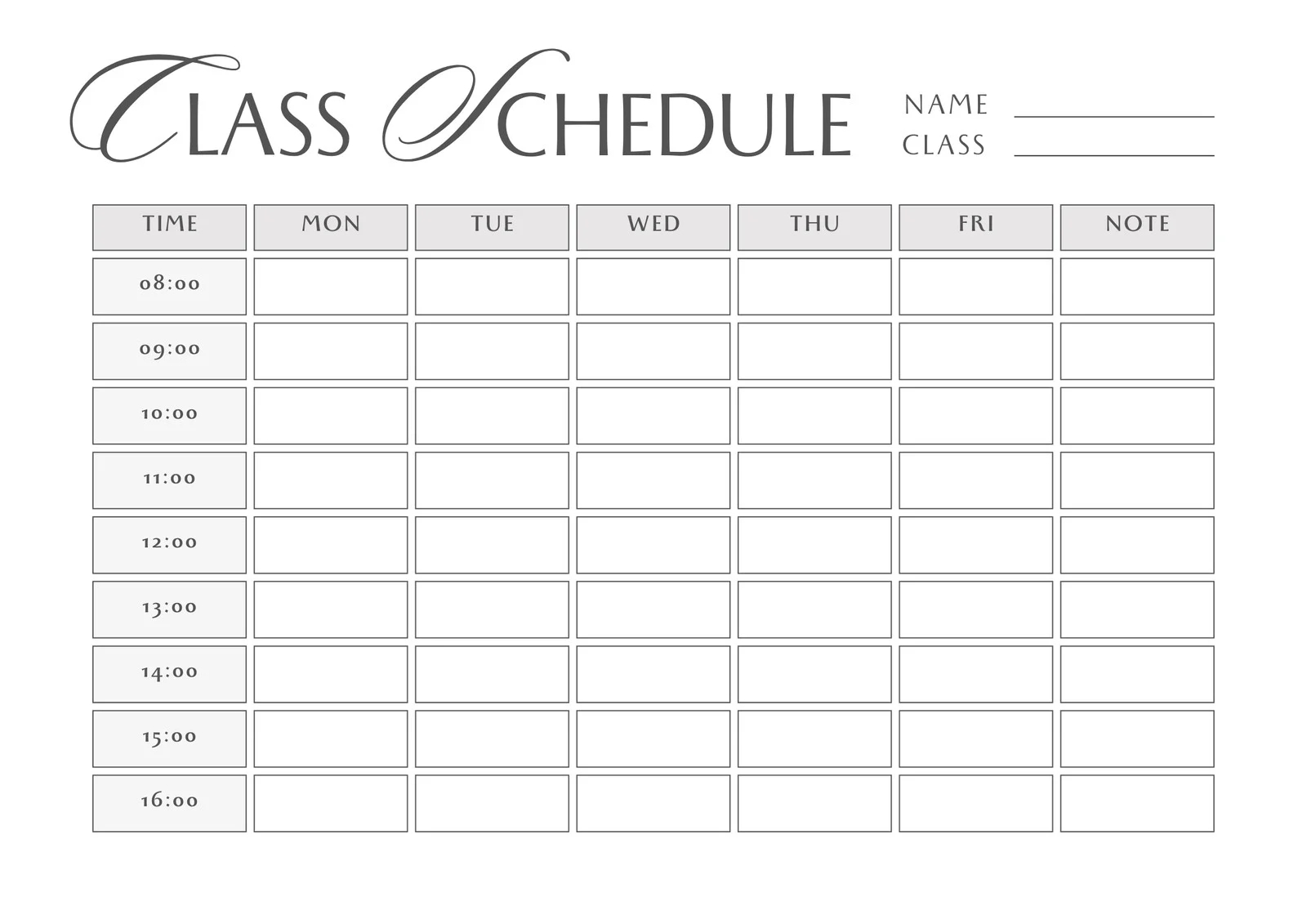 Weekly Calendar Maker Printable