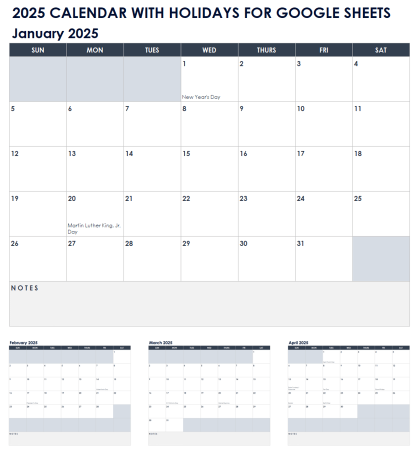 Online Printable Calendar 2025-26