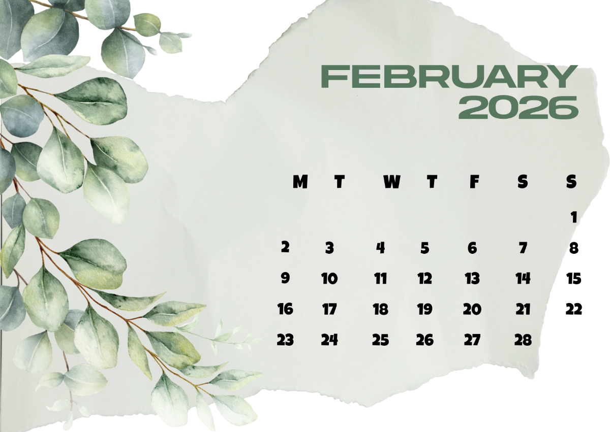 Free Monday Start February 2026 Calendar Template To Edit Online