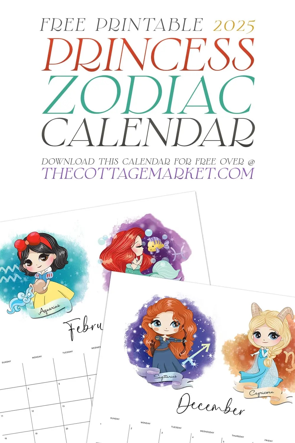 2025 Astrology Calendar Printable