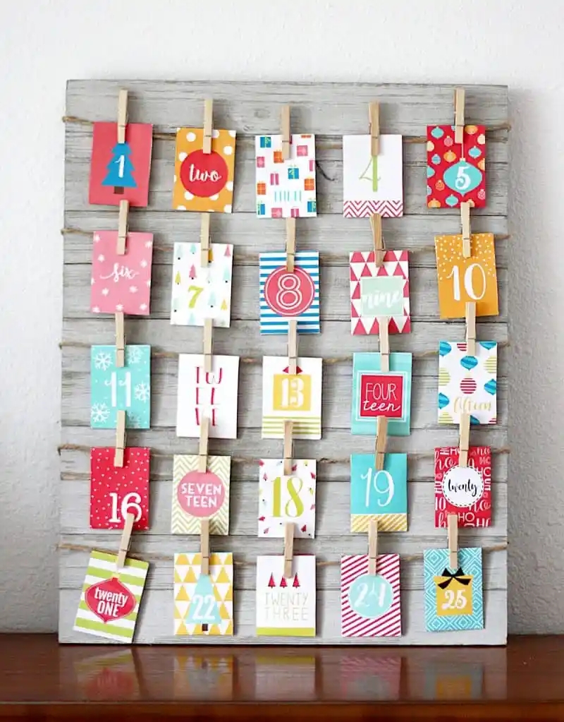 Advent Calendar Printable Free