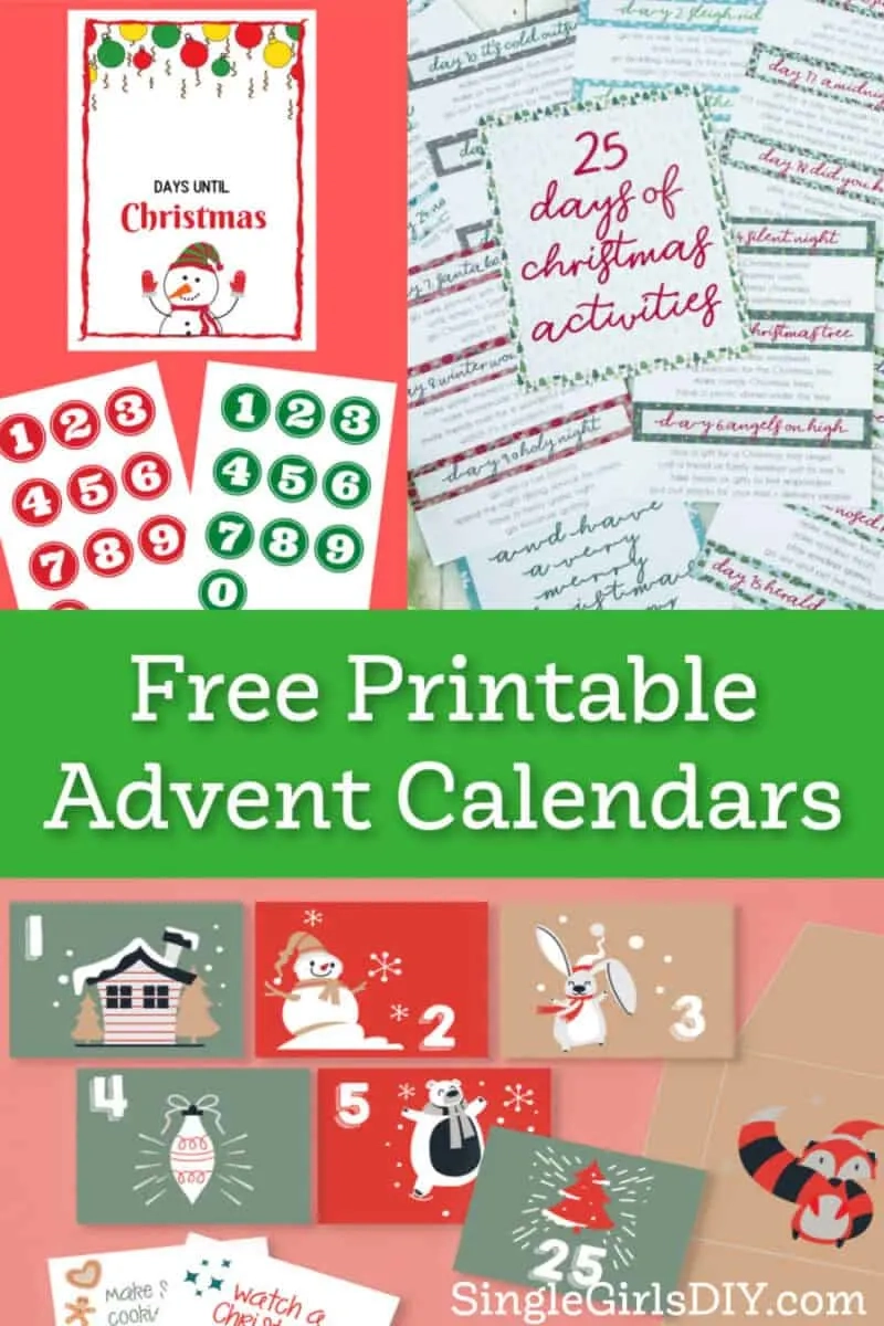 Free Printable Advent Calendar Pattern