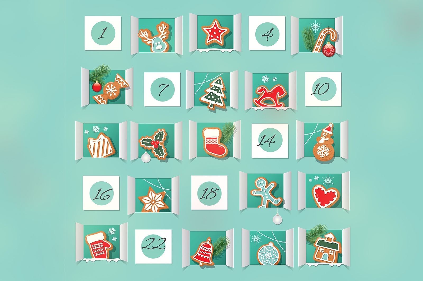 Free Printable Christmas Calendar Templates