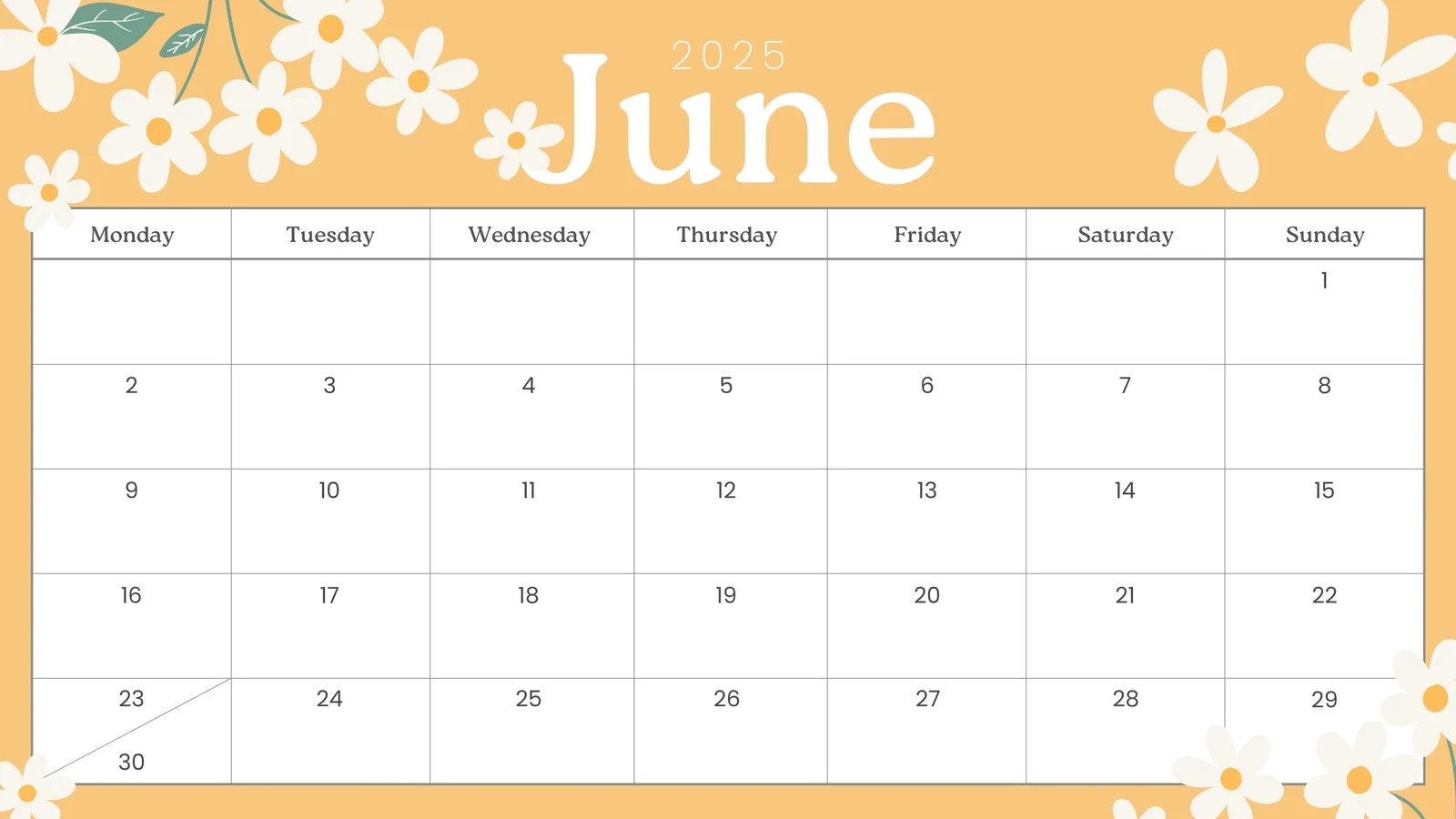 Free Printable Custom June 2025 Calendar Templates Canva Free Printable Custom June 2025 Calendar Templates Canva