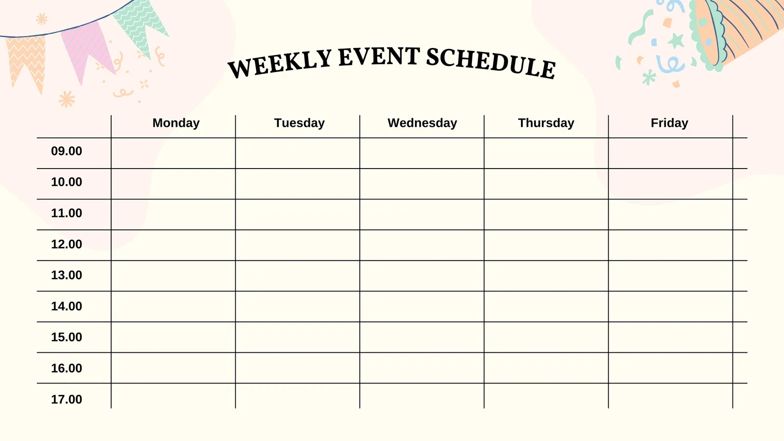 Printable Editable Calendar