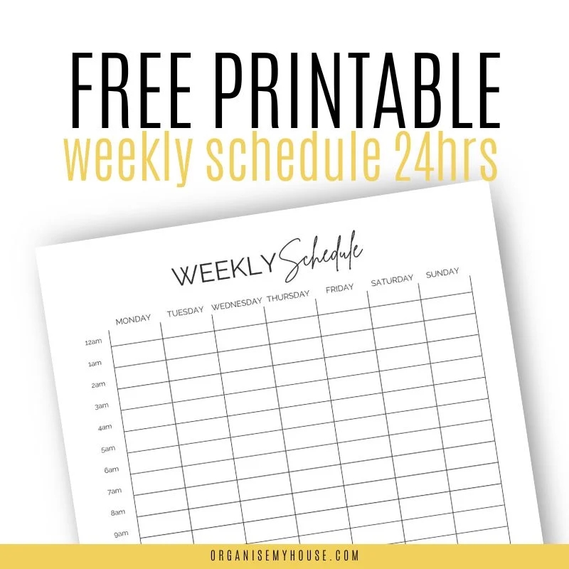 Daily Printable Calendar Free