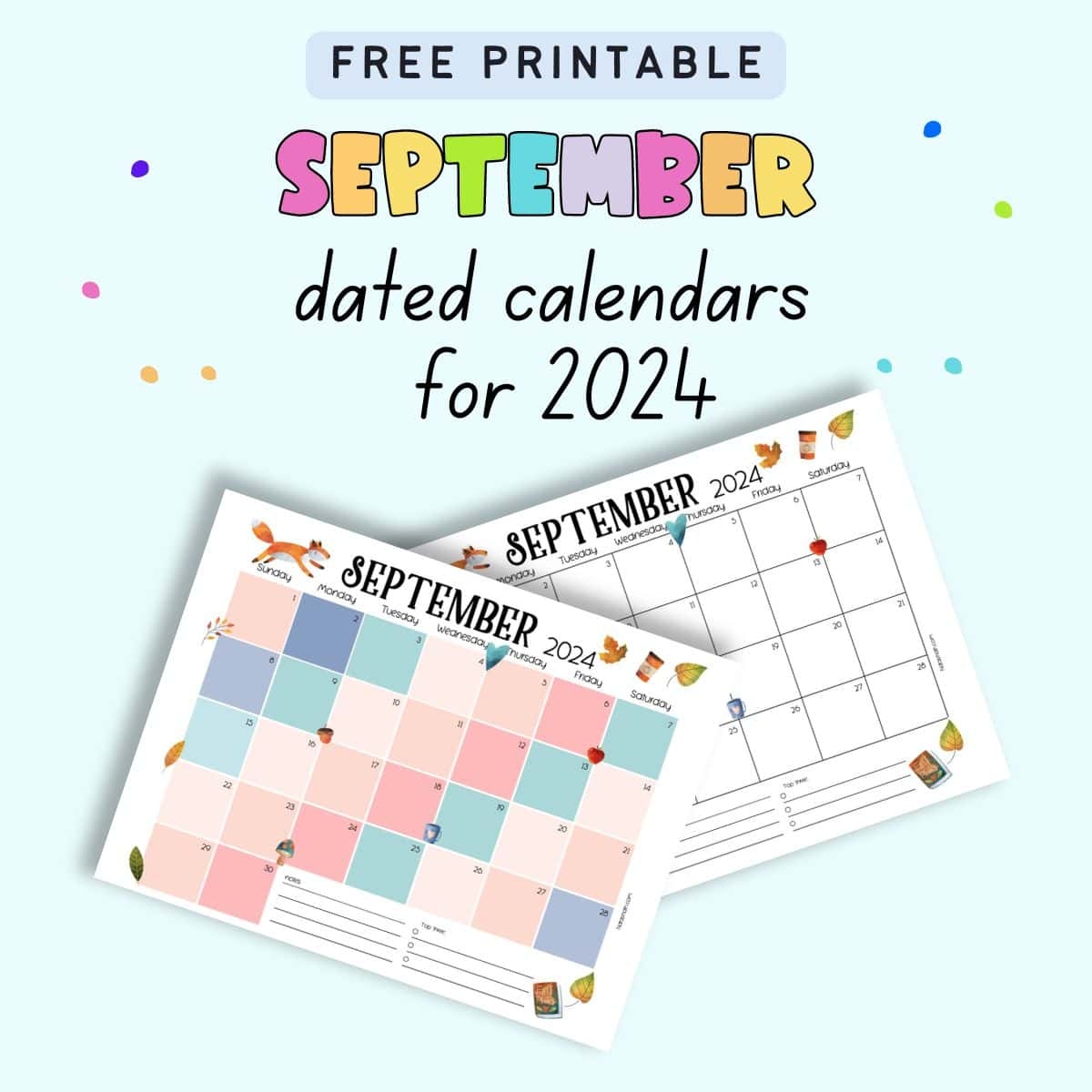 Free Printable September Calendar For 2024 The Artisan Life Free Printable September Calendar For 2024 The Artisan Life