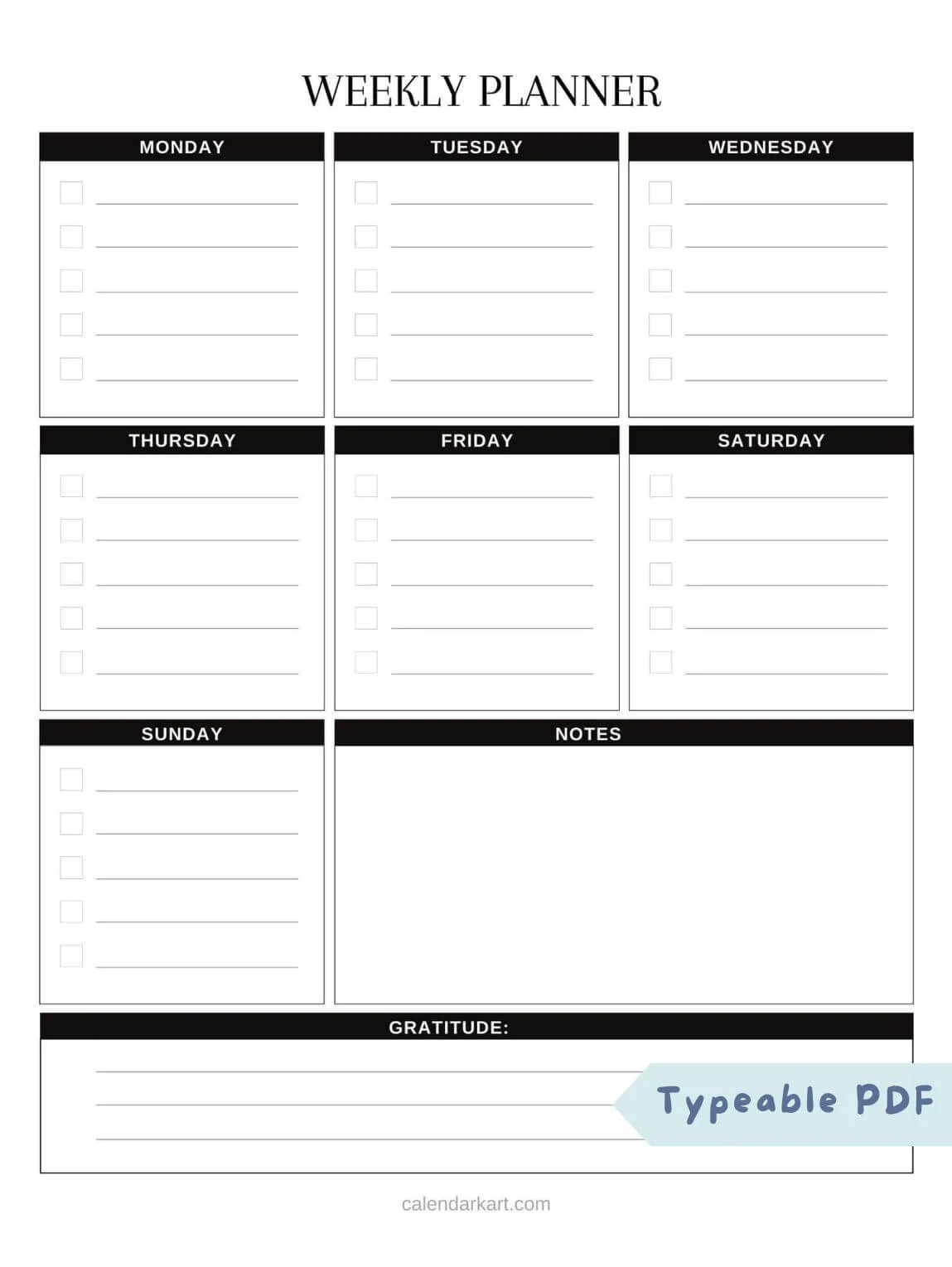 Printable Calendar Schedule