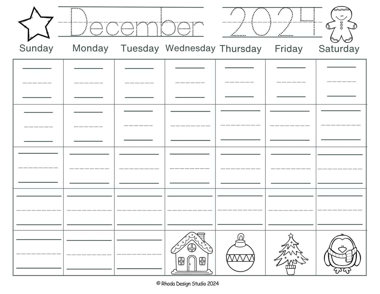 free traceable calendar pages months of the year worksheets