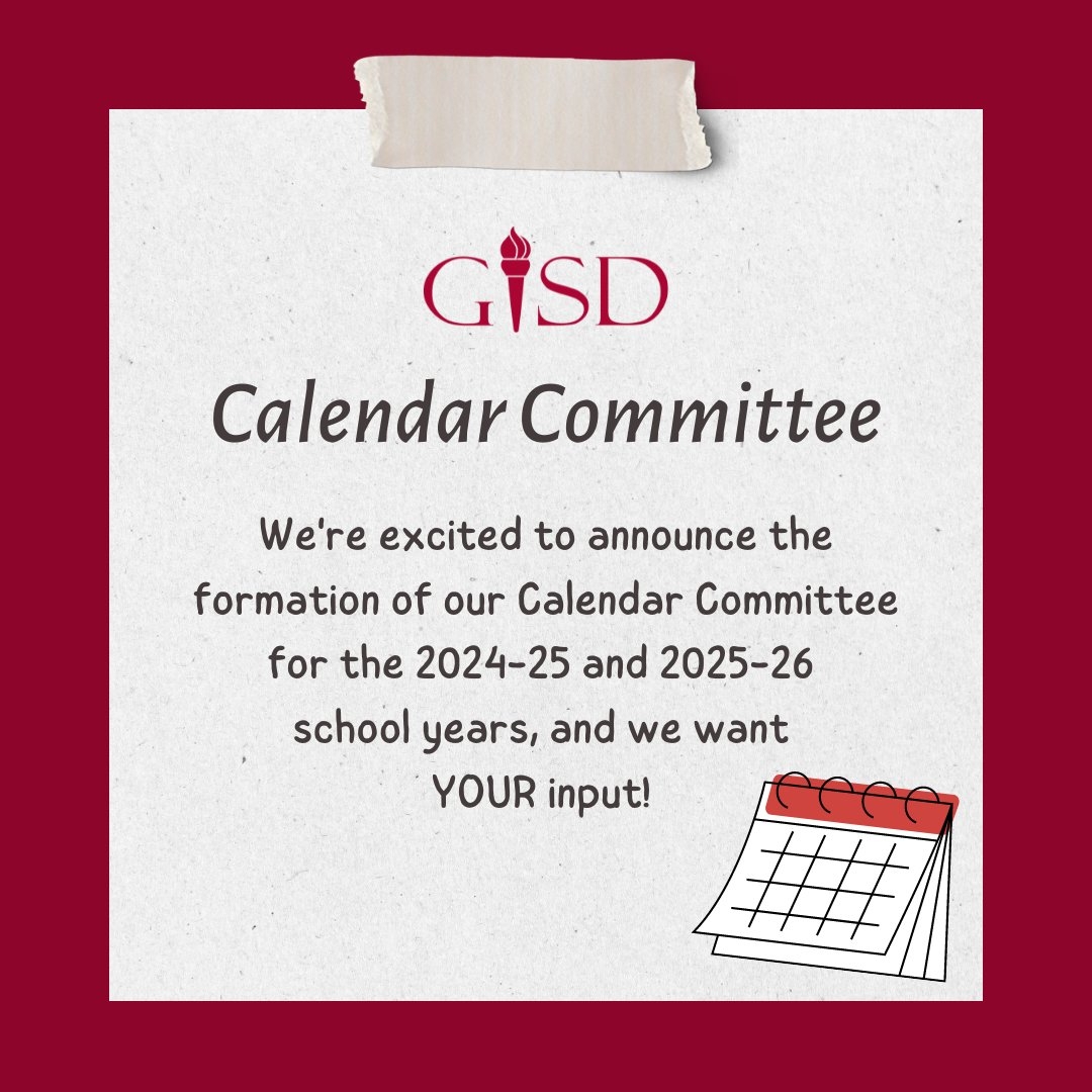 Garland ISD On X Are You A Passionate Parent Or Community Member And Want To Contribute To Our School Calendar We re Excited To Announce The Formation Of Our Calendar Committee For Garland ISD On X Are You A Passionate Parent Or Community Member And Want To Contribute To Our School Calendar We re Excited To Announce The Formation Of Our Calendar Committee For