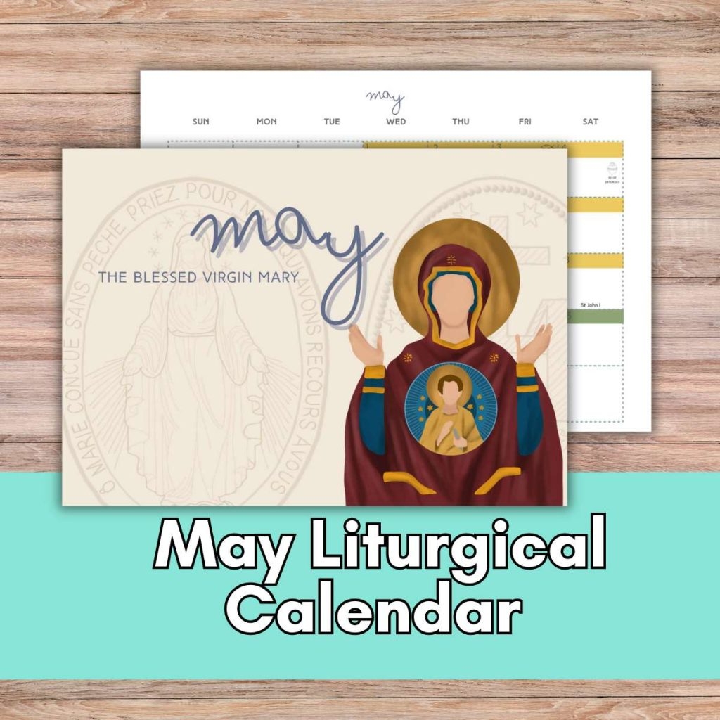 How To Live Liturgically In May Free Printable 2025 Calendar Kindling Wild