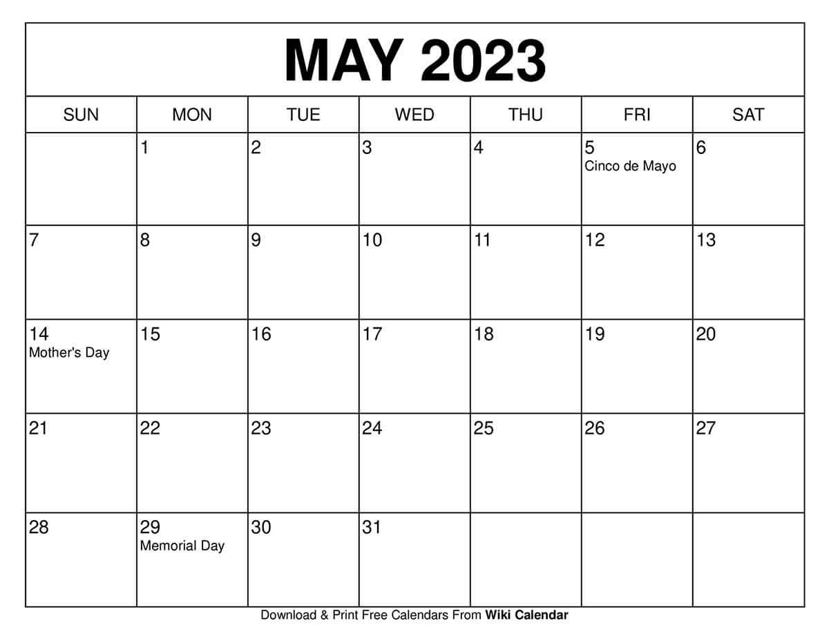 May 2025 Calendar Printable Templates More May 2025 Calendar Printable Templates More