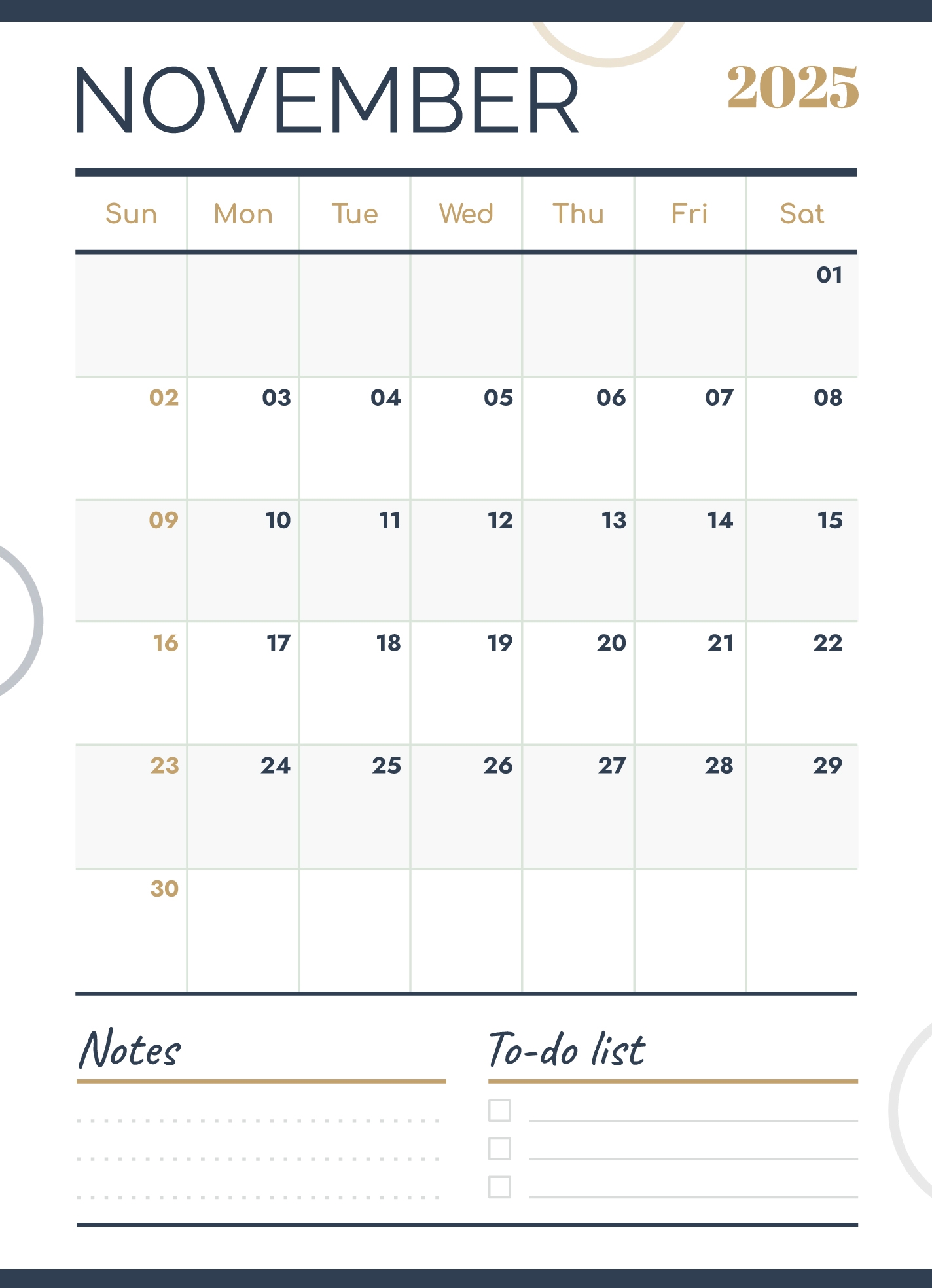 November 2025 Printable Calendar With Holidays