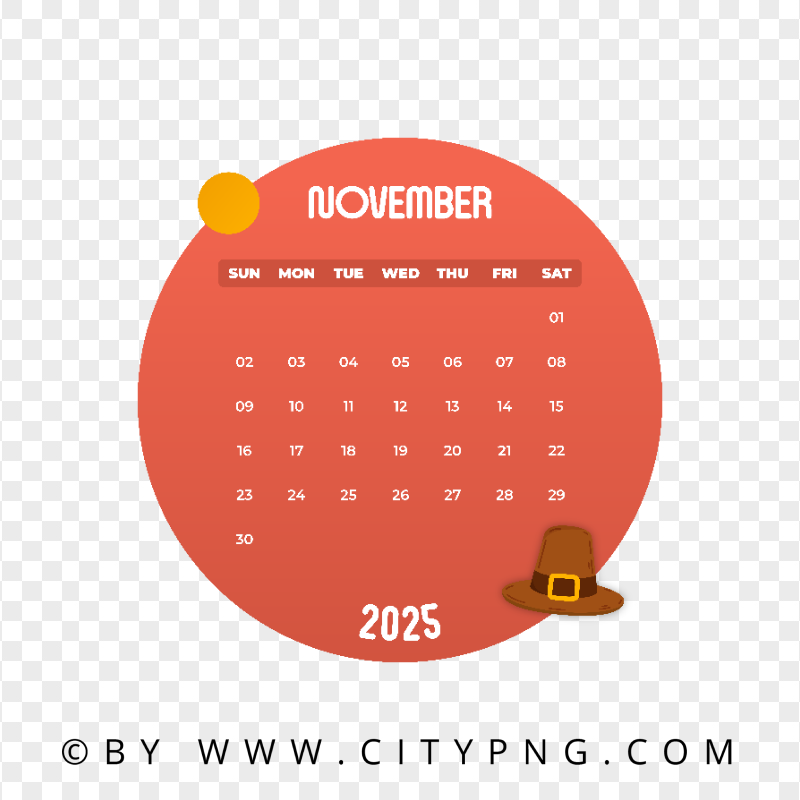 2025 November Printable Calendar