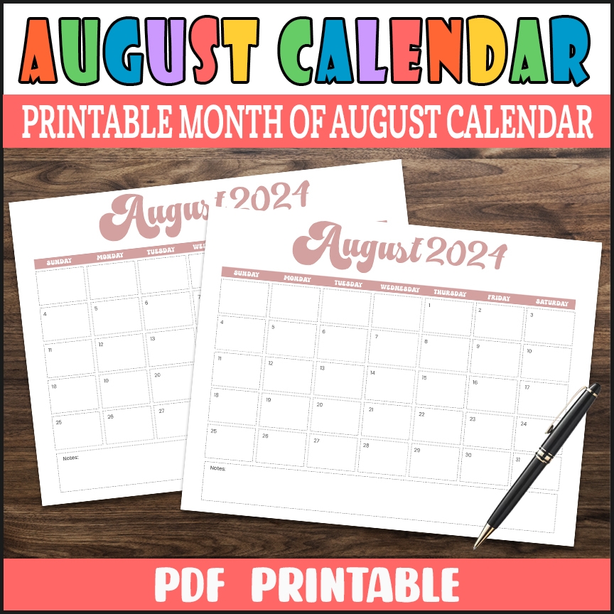 Pdf Calendar Printable