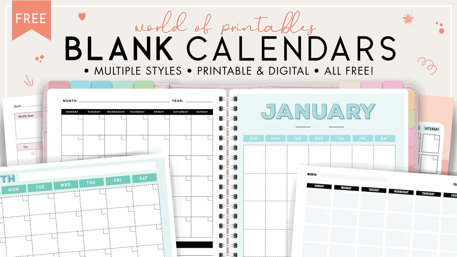 Printable Blank Calendar Templates World Of Printables Printable Blank Calendar Templates World Of Printables
