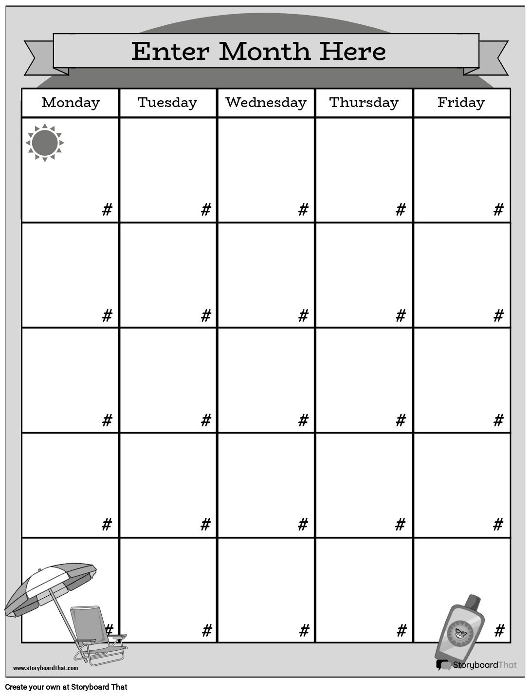 Calendar Creator Free Printable