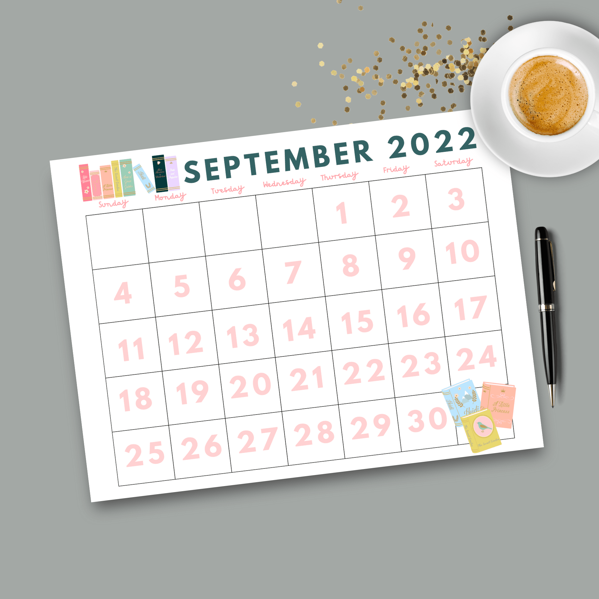 Calendar September Printable