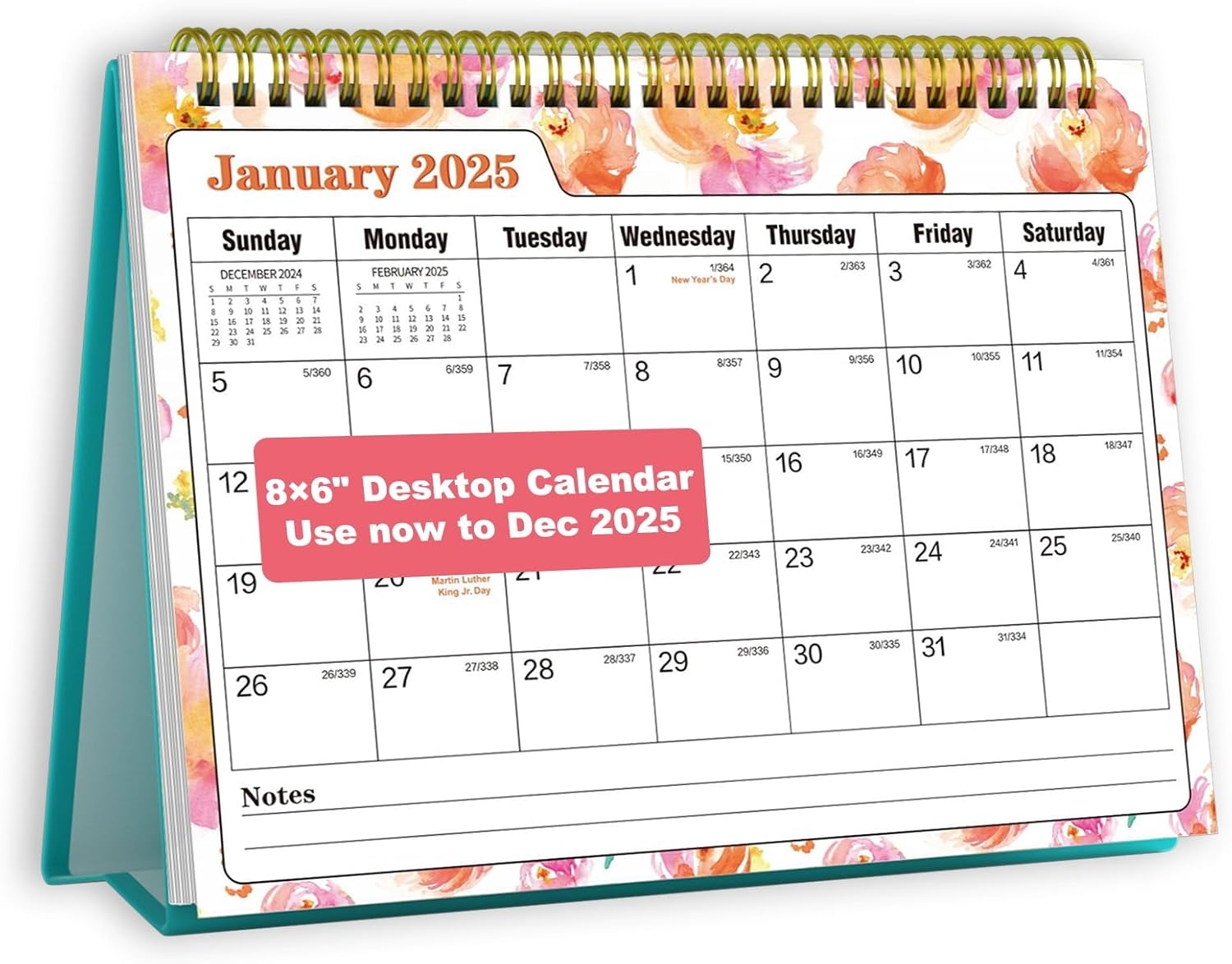 Small Desk Calendar 2025 Standing 2025 Desk Calendar OCT 2024 DEC 2025 8 EBay