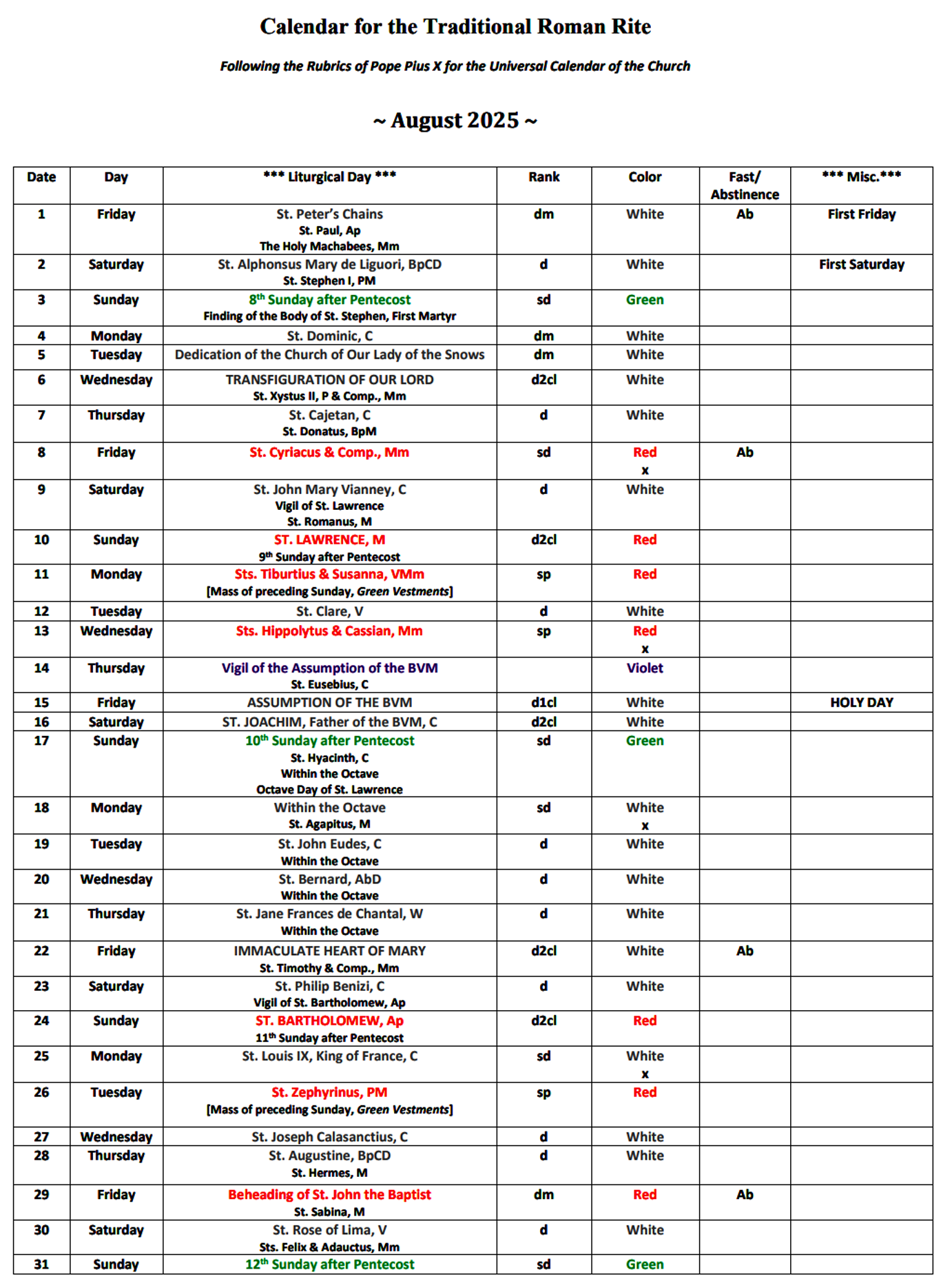 traditional catholic litugical calendar traditional catholic litugical calendar