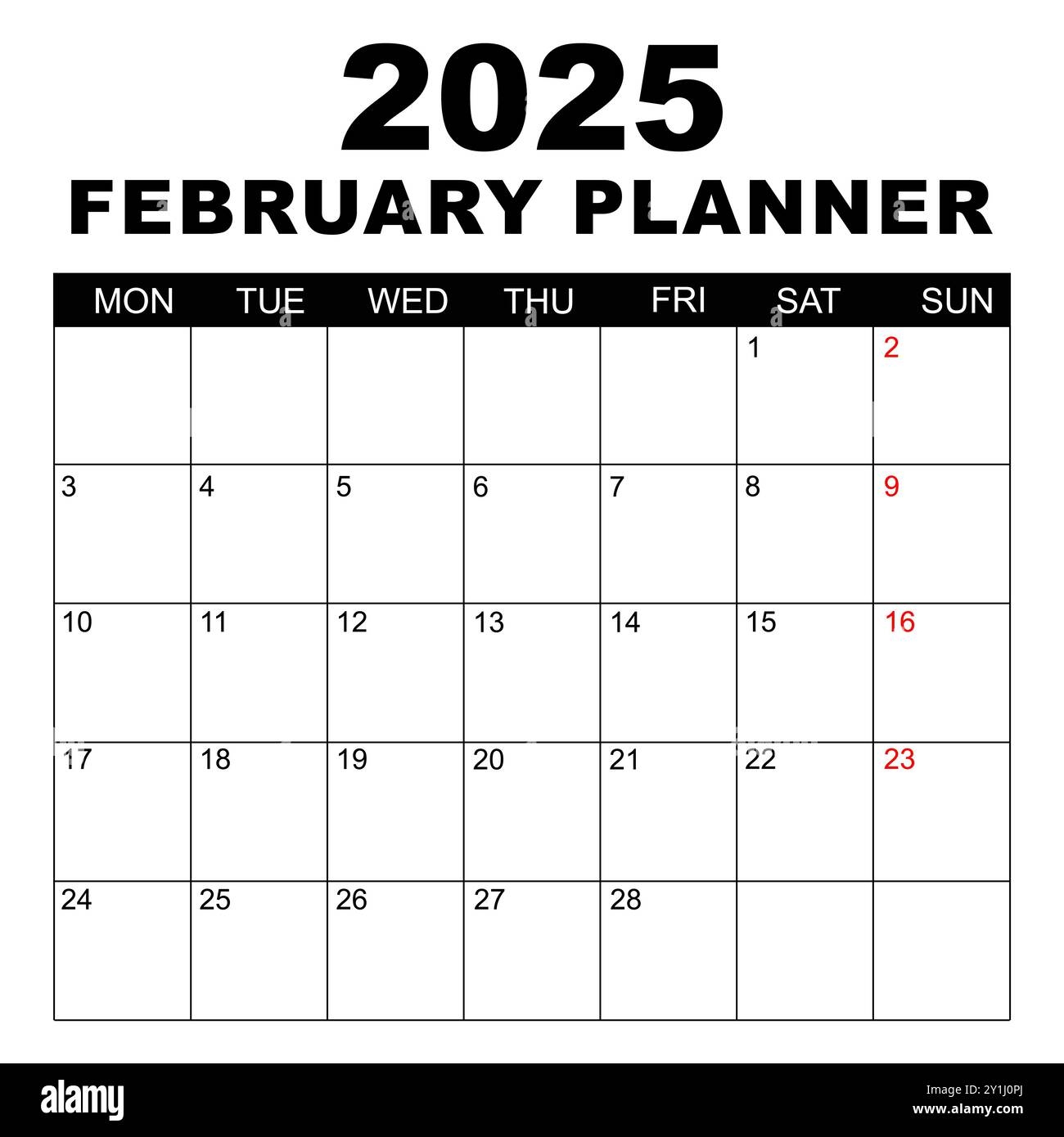 Weekly Goals Cut Out Stock Images Pictures Page 2 Alamy