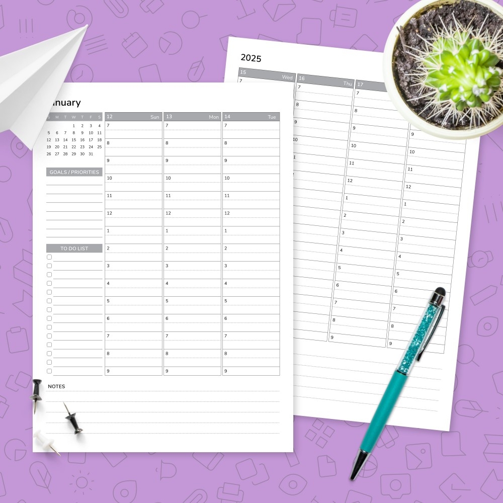 Weekly Schedule Templates Download Printable PDF