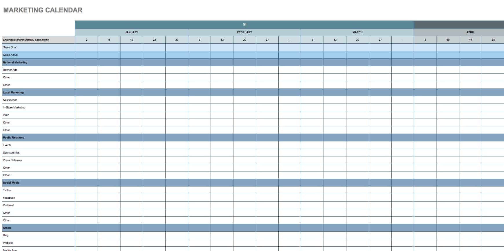 19 Free Google Calendar Templates For 2025
